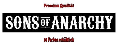 Sons of Anarchy Schrift Aufkleber Sticker Tuning Styling Fun Bike Wunschfarbe (020)