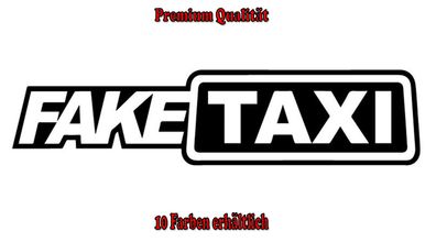 Fake Taxi Auto Aufkleber Sticker Tuning Styling Fun Bike Wunschfarbe (115)