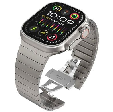 Für Apple Watch SE Ultra / Ultra 2 Series 9 8 7 6 5 Edelstahl Armband 44/45/49mm