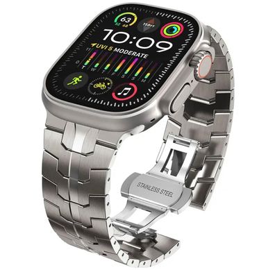 Für Apple Watch SE & Ultra / Ultra 2 Series 9 8 7 6 5 Edelstahl Armband 44/45/49mm