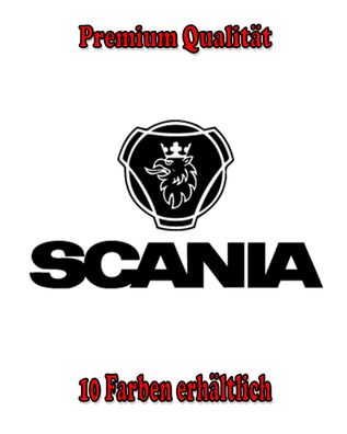 Scania Emblem Auto Aufkleber Sticker Tuning Styling Fun Bike Wunschfarbe (127)