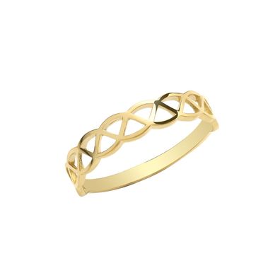 Keltische 9 ct/ Karat Gelb Gold Damen - Ring