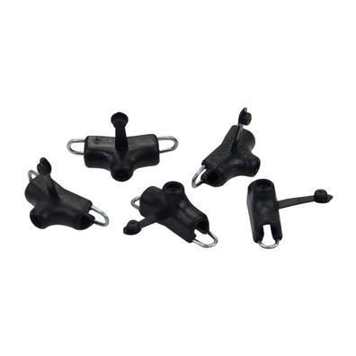 5x Bowdenzug Öler Schmiernippel schwarz 5 mm für Mofa Moped Mokick Roller