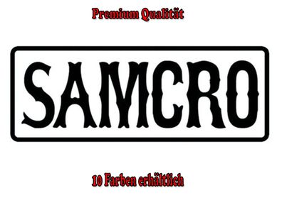 Samcro Auto Aufkleber Sticker Tuning Styling Fun Bike Wunschfarbe (235)