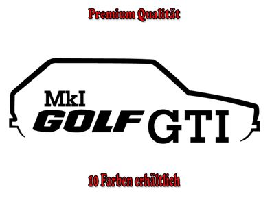 MK1 Golf GTI Auto Aufkleber Sticker Tuning Styling Fun Bike Wunschfarbe (268)