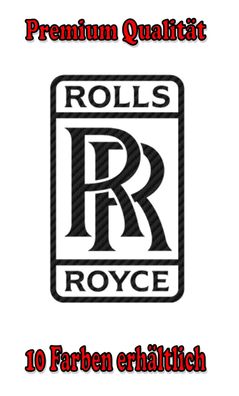 Rolls Royce Auto Aufkleber Sticker Tuning Styling Fun Bike Wunschfarbe (348)