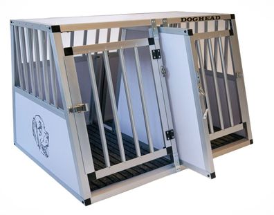 Doghead Hundetransportbox Alu 95x75x63DG Comfort Neu Hundebox Hundekäfig Transportbox