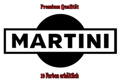 Martini Auto Aufkleber Sticker Tuning Styling Bike Wunschfarbe (545)
