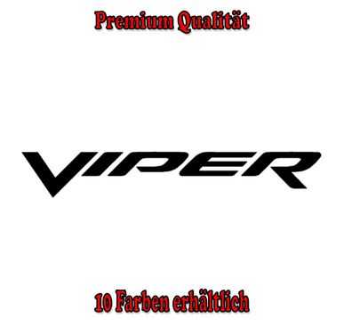 Viper Auto Aufkleber Sticker Tuning Styling Bike Wunschfarbe (535)