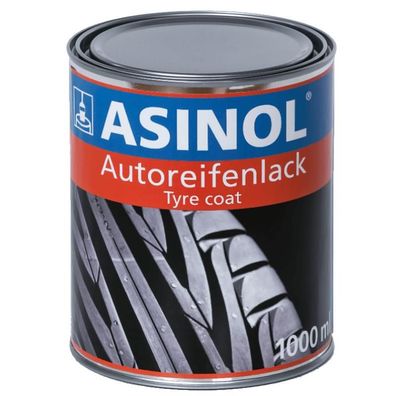 ASINOL Reifenlack Schwarz 1.000 ml
