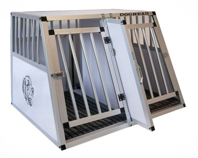 Doghead Hundetransportbox Alu 95x75x63EG Comfort Neu Hundebox Hundekäfig Transportbox