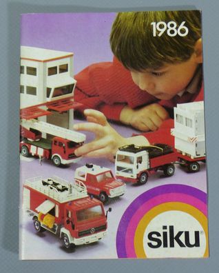 Siku Katalog Prospekt Sortiment Autos LKW Farmer Jahrgang 1986