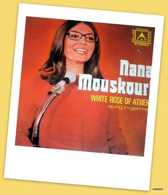 Nana Mouskouri - White Rose Of Athens, Sung In German LP