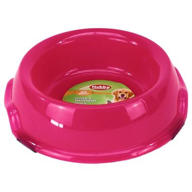 Nobby Kunststoff-Napf 500 ml pink - Futternapf Wassernapf Fressnapf Katzen Hunde