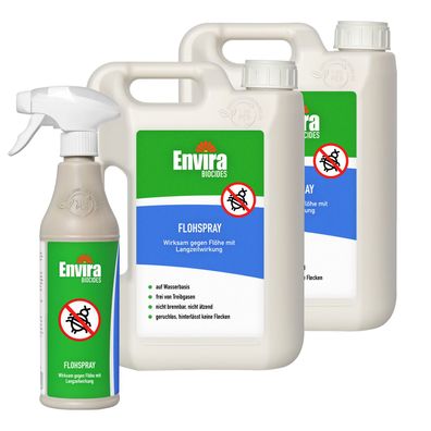 ENVIRA Flohspray 500ML + 2 X 2L