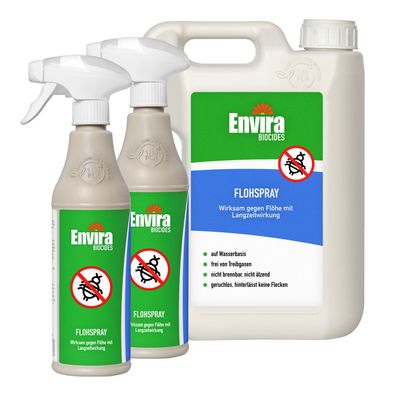 ENVIRA Flohspray 2 X 500ML + 2L