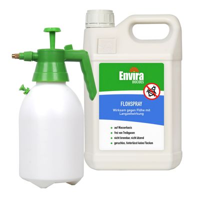 ENVIRA Flohspray 5L + 2L Drucksprüher