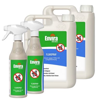 ENVIRA Flohspray 2 X 500ML + 2 X 2L