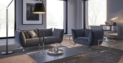 Sofagarnitur 3 + 1 Sitzer Set Design Sofa Polster Couchen Couch Modern Luxus Neu