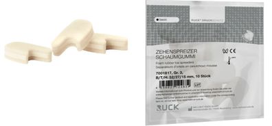 RUCK® Druckschutz - Zehenspreizer Schaumgummi - 10 Stück - Größe 2