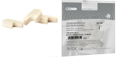 RUCK® Druckschutz - Zehenspreizer Schaumgummi - 10 Stück - Größe 1