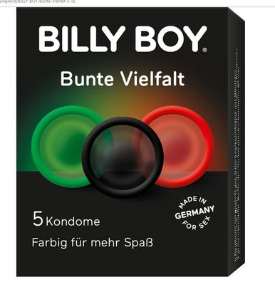 5x - BILLY BOY Bunte Vielfalt Kondome - Summer Sale ??