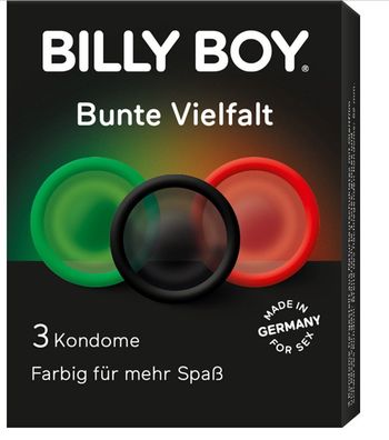 3 x - BILLY BOY Bunte Vielfalt Kondome - Summer Sale ??