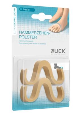 RUCK® Druckschutz -Hammerzehenpolster - bei schmerzendem Druck - 2 Stück
