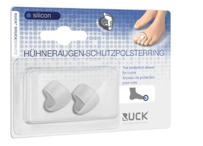 RUCK® Druckschutz - Hühneraugen Schutzpolsterring - 12 mm - 2 Stück