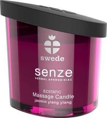 SENZE Massage Candle Ecstatic 50ml - Jasmine Neroli Ylang Ylang - Massagekerze