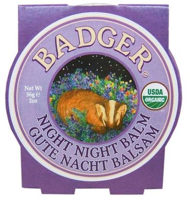 Badger Balm - Night Balm , Gute Nacht Balsam 21 g - USDA Certified Organic