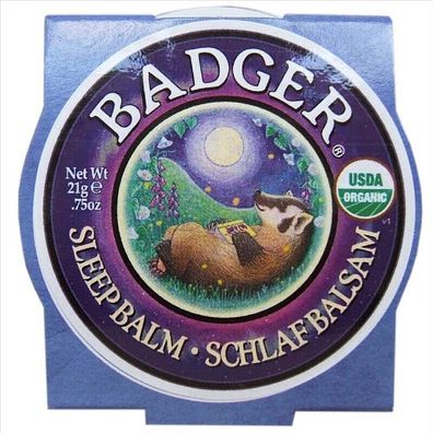 Badger Balm - Sleep Balm - Schlafbalsam - 21 g - USDA Certified Organic