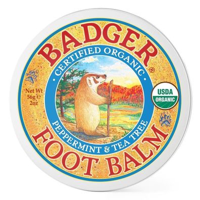 Badger Balm - Badger Foot Balm Fußbalsam - 56 g - USDA Certified Organic
