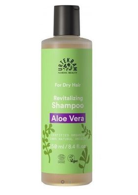 Urtekram Aloe Vera Shampoo Trockenes Haar Feuchtigkeitsspendendes Glycerin 250ml