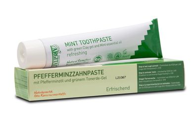 Argital - Pfefferminz Zahnpaste 75ml - Erfrischt den Mund und Rachenraum
