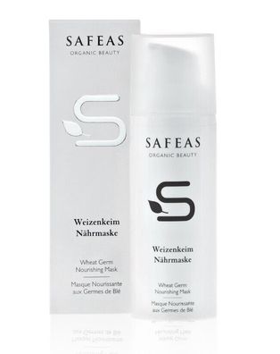 Safeas organic beauty - Weizenkeim Nährmaske 50ml