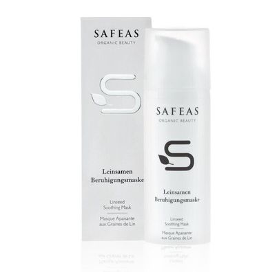 Safeas organic beauty - Leinsamen Beruhigungsmaske 50ml