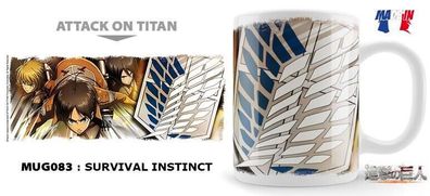 Attack on Titan Tasse Survival Instinct - SEALED OVP - Original