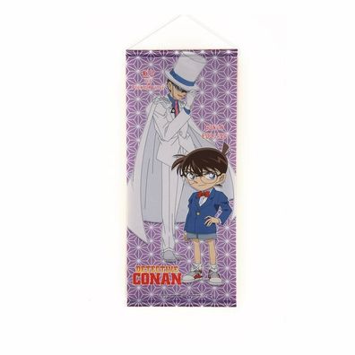 Detektiv Conan Case Closed Wallscroll Conan & Kaito Kid - SEALED OVP - Original