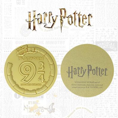 Harry Potter Medaille Platform 9 3/4 Limited Edition - SEALED OVP - Original