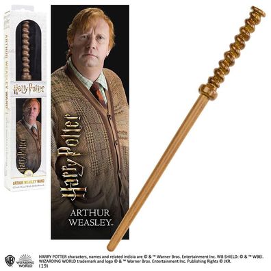 Harry Potter PVC Zauberstab-Replik Arthur Weasley - SEALED OVP - Original