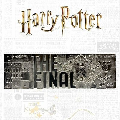 Harry Potter Quidditch World Cup Ticket Limited Edition - SEALED OVP - Original