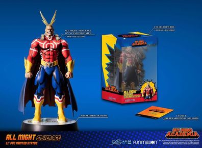 My Hero Academia Actionfigur All Might Silver Age 28 cm - SEALED OVP - Original