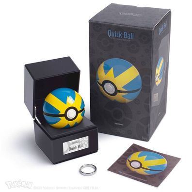 Pokémon Diecast Replik Flottball Quick Ball - SEALED OVP - Original