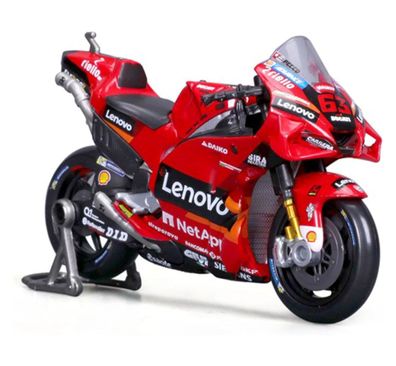 Maisto Modellmotorrad Ducati Desmosedici GP Lenovo #63 Francesco Bagnaia 1:18