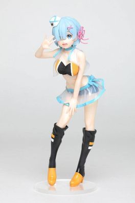 Re: Zero PVC Statue Rem Campaign Model Costume Ver. 23 cm - SEALED OVP - Original