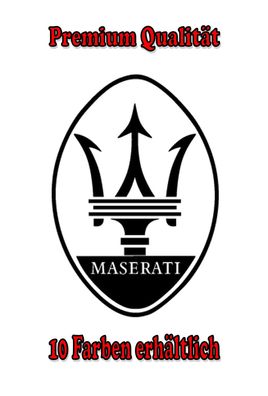 Maserati Auto Aufkleber Sticker Tuning Styling Bike Wunschfarbe (573)