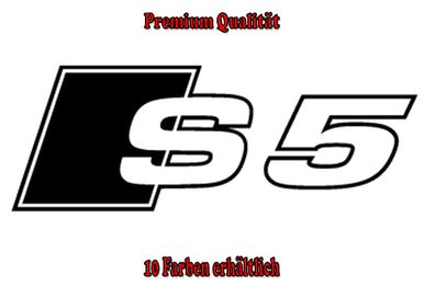 S5 Auto Aufkleber Sticker Tuning Styling Bike Wunschfarbe (597)