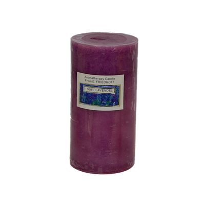 Duftkerze Stumpenkerze Lavendel 14 cm