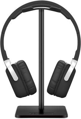 Kopfhörerständer Headsethalter Kopfhörerständer mit Aluminium Schwarz